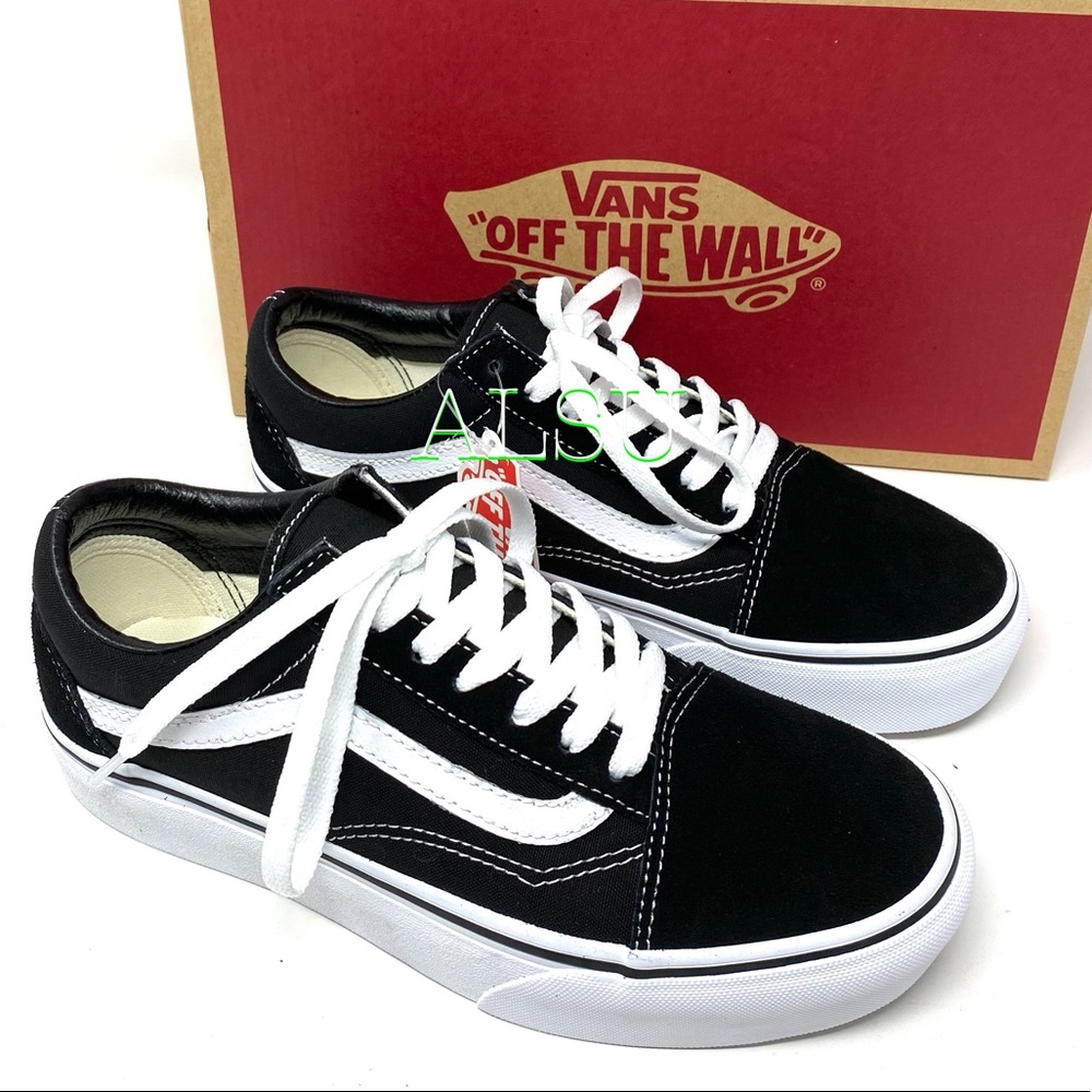 VANS Old Skool Platform Suede Black White Women’s Size 6.5 VN0A3B3UY28 - Picture 7 of 10